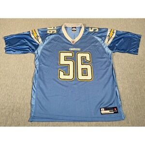 Shawne Merriman San Diego CHARGERS Jersey #56 Size Mens 2XL REEBOK NFL Equipment